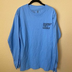ENE “respect the locals” long sleeve shirt